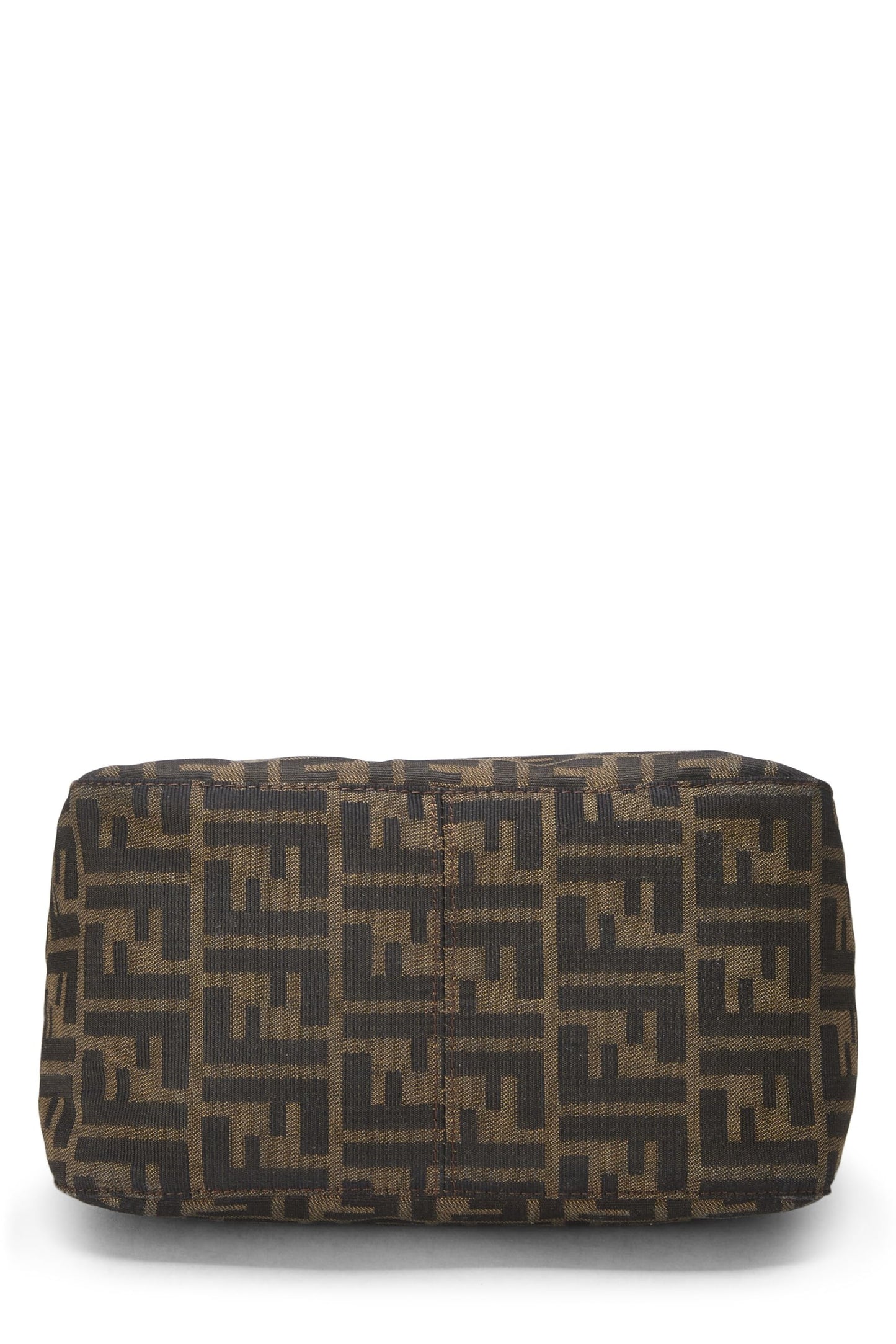 Fendi, sac à bandoulière en toile marron Zucca d'occasion, marron