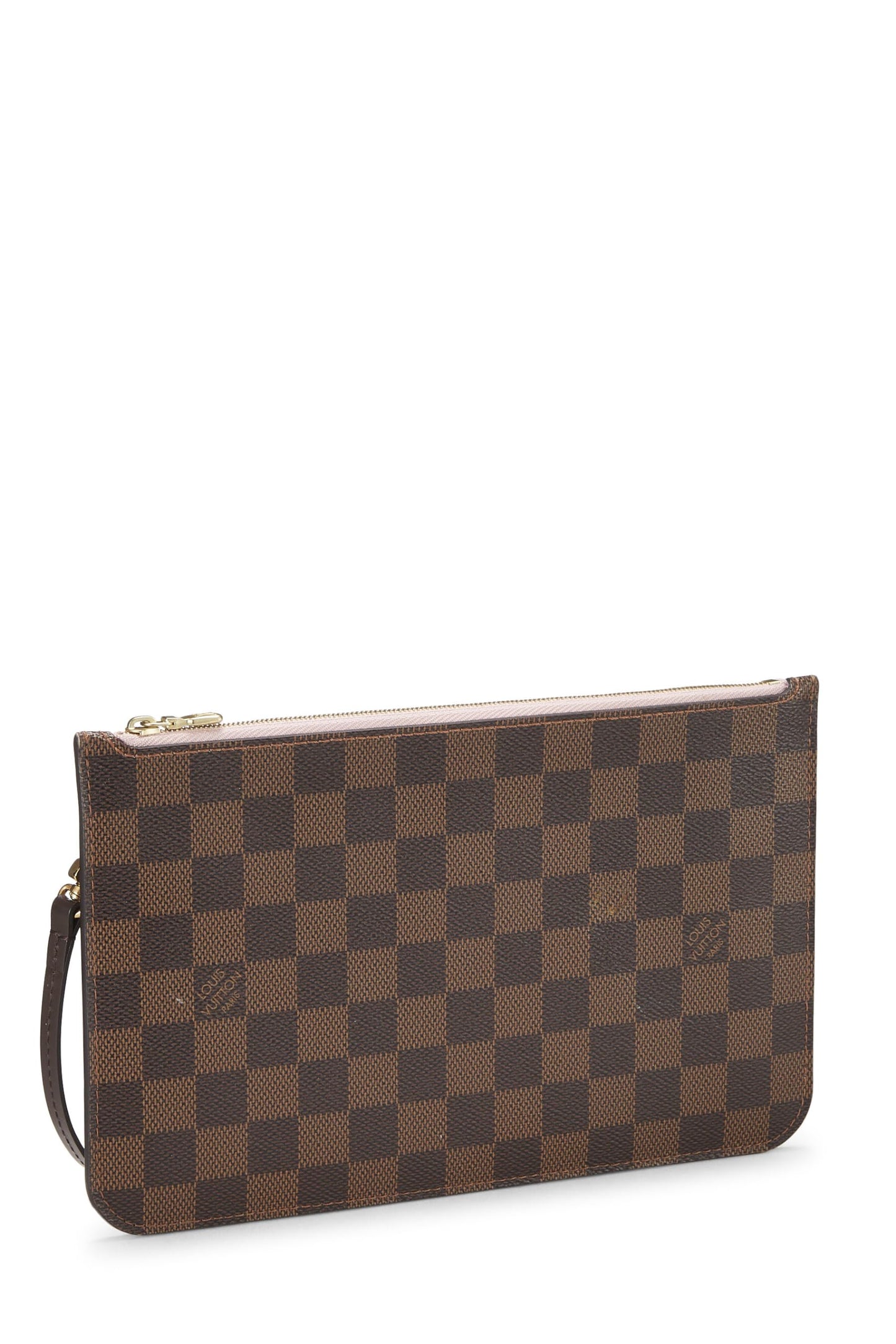 Louis Vuitton, pochette Neverfull MM Damier Ebene d'occasion, rose