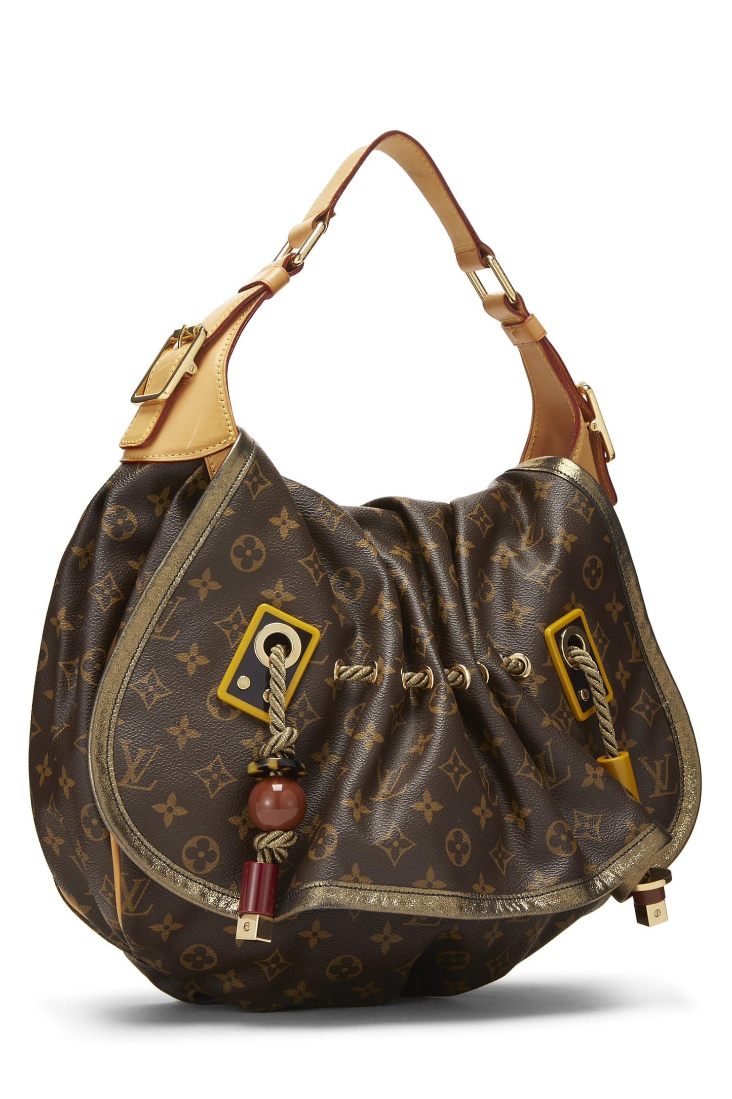 Louis Vuitton, Kalahari GM en toile Monogram d'occasion, marron