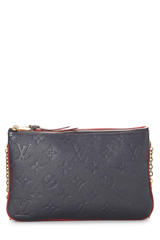 Louis Vuitton, Pre-Loved Multicolor Monogram Empreinte Double Zip Pochette, Multi