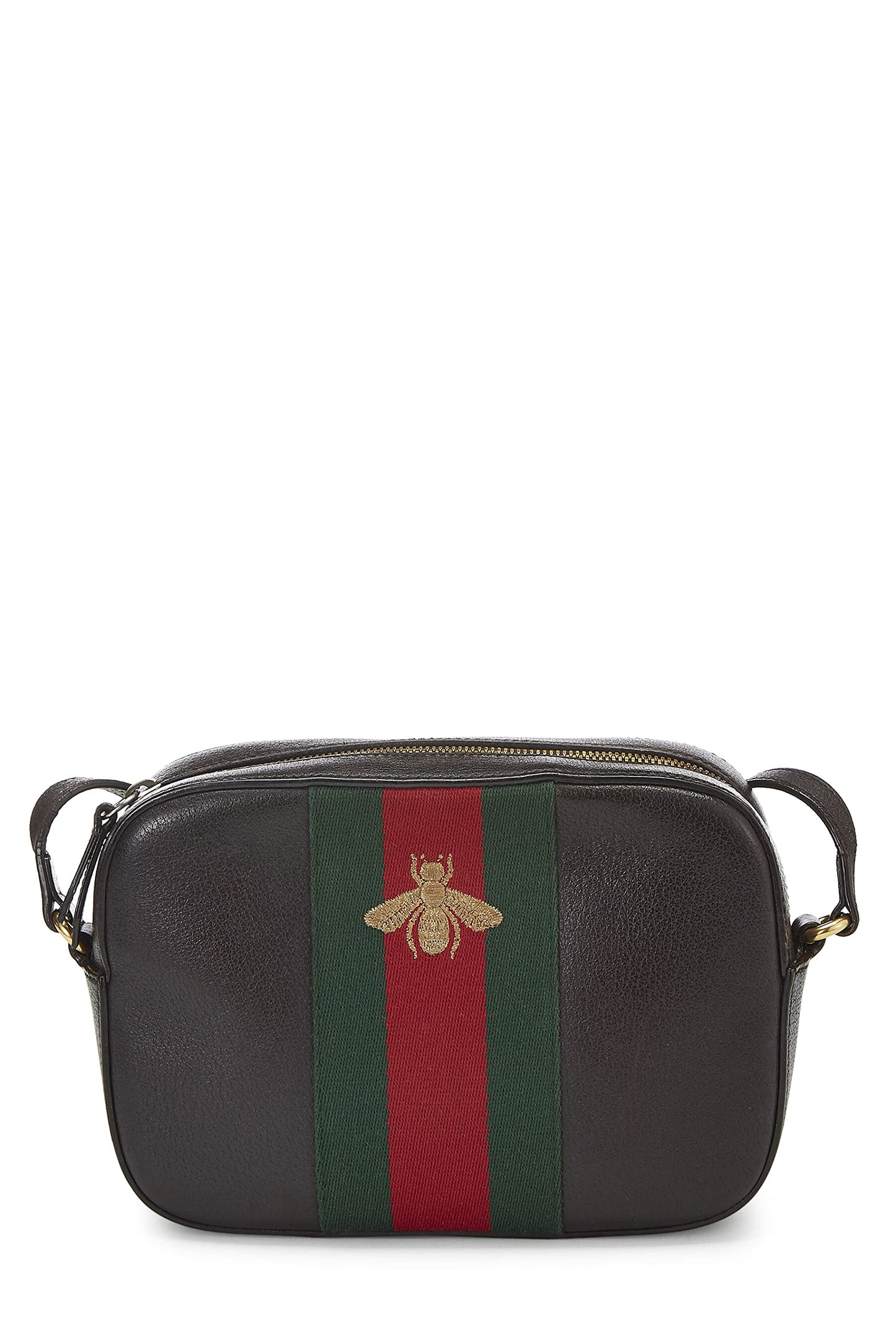 Gucci, sac à bandoulière Webby en cuir noir d'occasion, petit modèle, noir