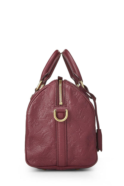 Louis Vuitton, Pré-aimé Aube Monogram Empreinte Speedy Bandouliere 25, Violet