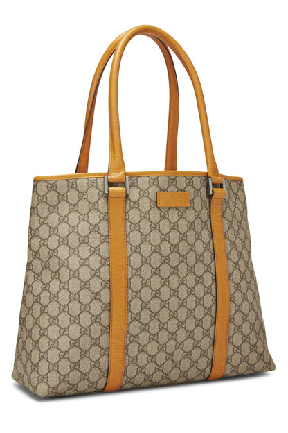 Gucci, Pre-Loved Orange Original GG Supreme Canvas Joy Tote, Orange