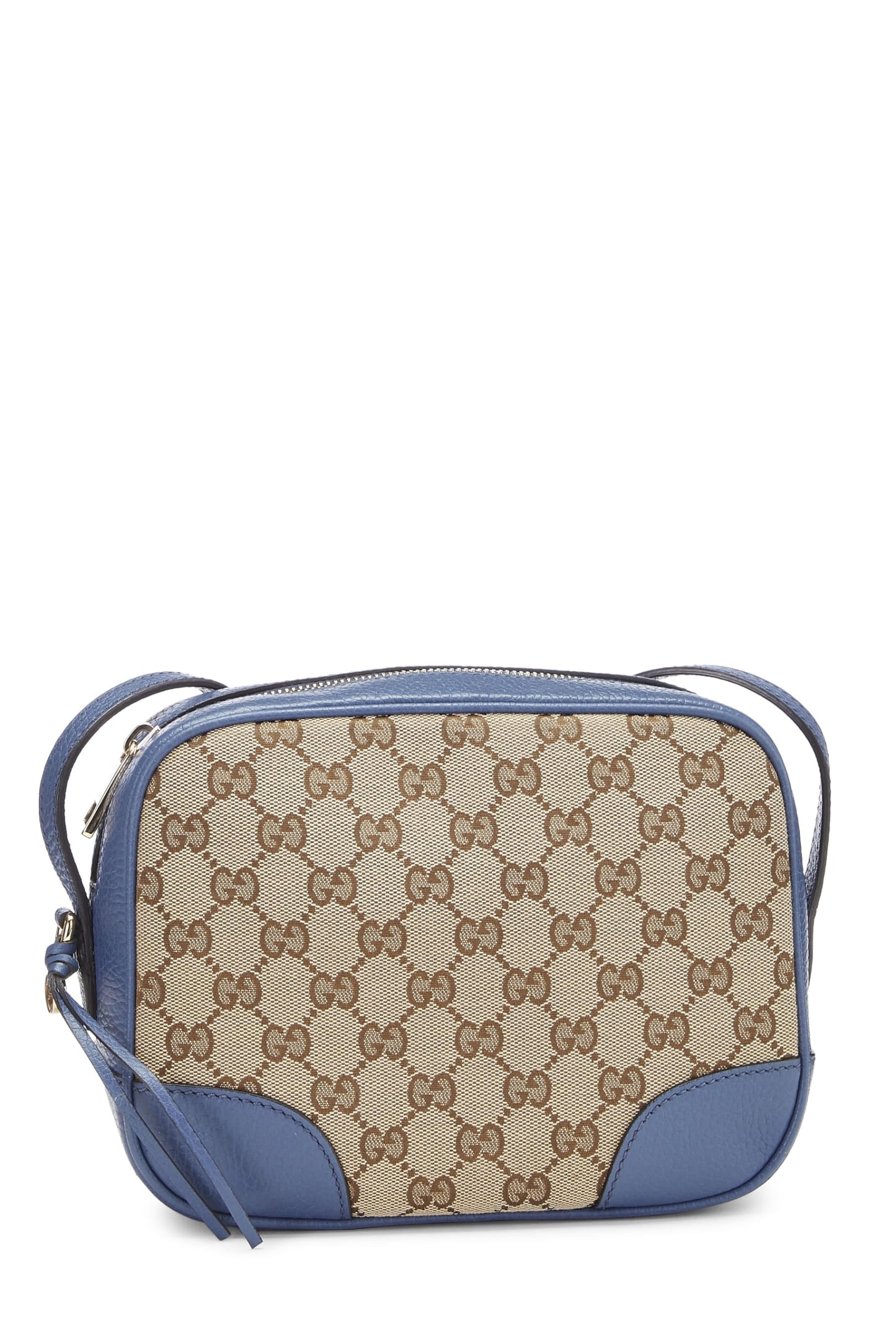 Gucci, Bandolera Bree de lona GG original azul Pre-Loved, Azul