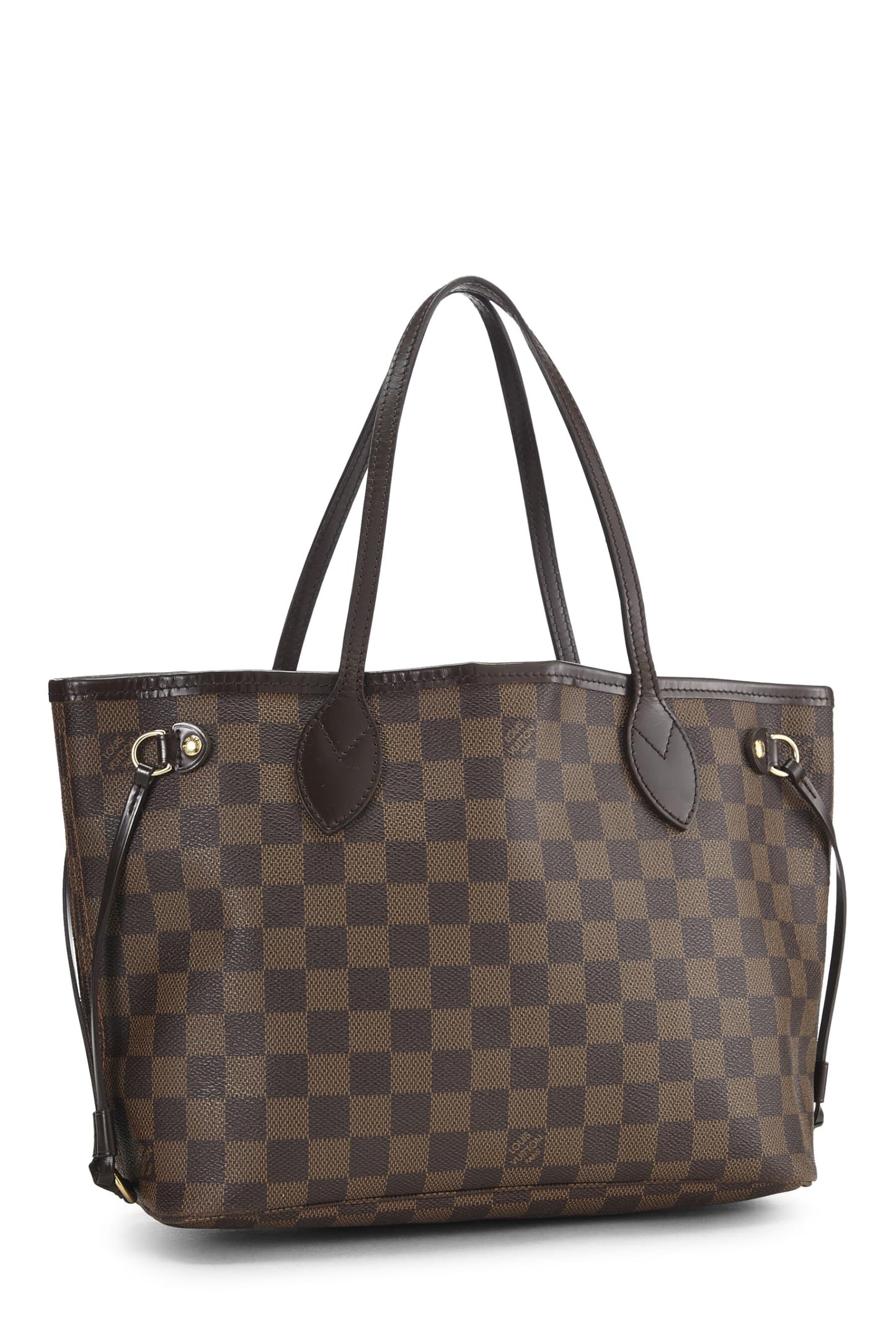 Louis Vuitton, Damier Ebene Neverfull PM d'occasion, marron