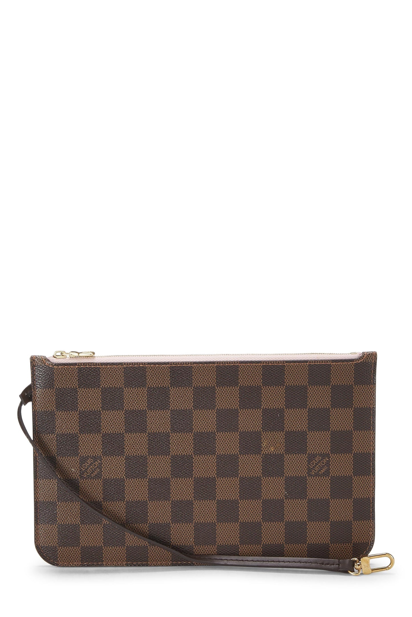 Louis Vuitton, pochette Neverfull MM Damier Ebene d'occasion, rose