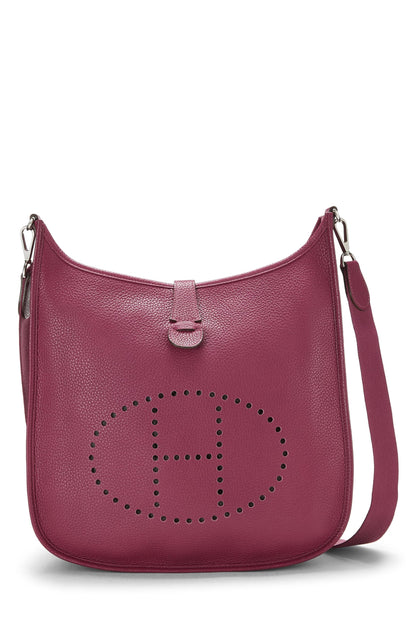 Hermès, Bois de Rose Clémence Evelyne III GM d'occasion, violet