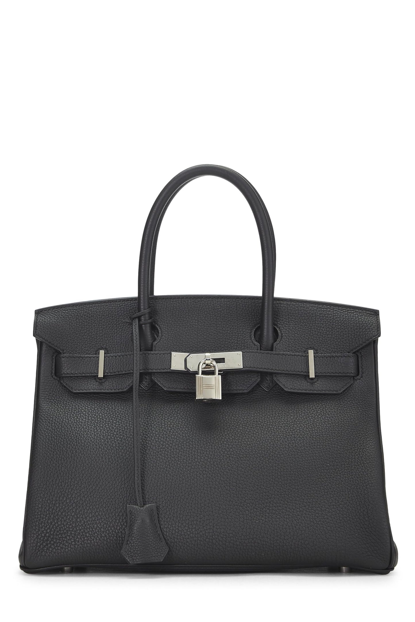 Hermès, Pre-Loved Black Togo Birkin 30, Black