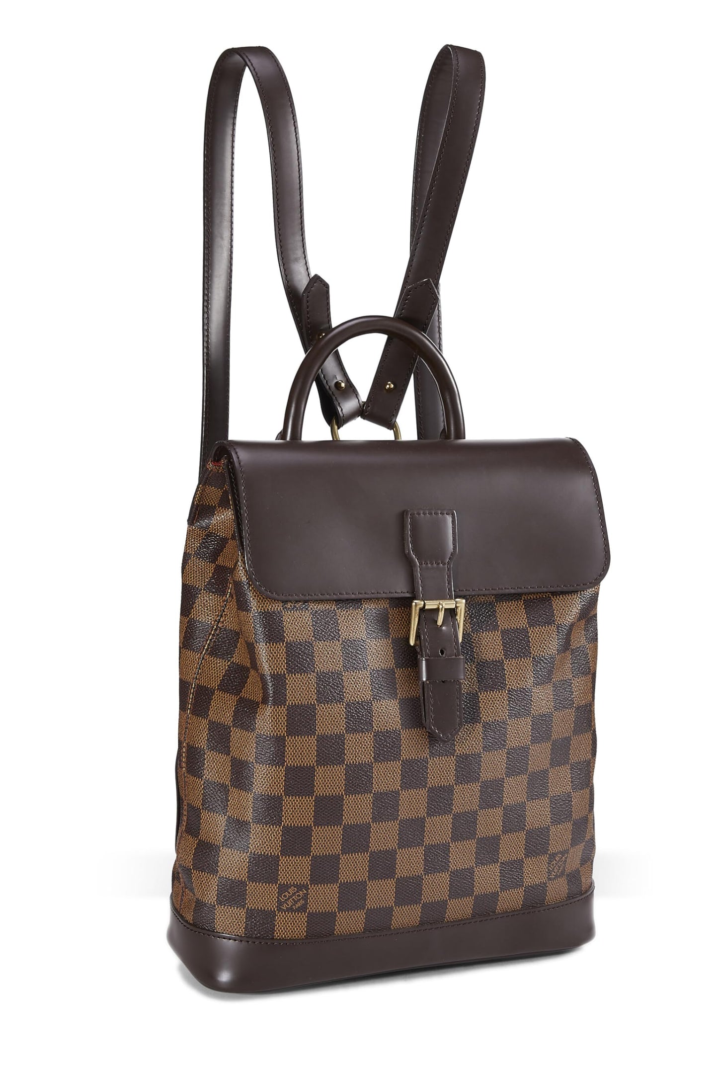 Louis Vuitton, Pre-Loved Damier Ebene Soho, Brown