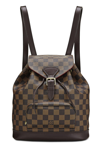 Louis Vuitton, Montsouris MM Damier Ebène d'occasion, marron