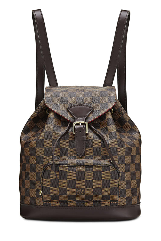 Louis Vuitton, Pre-Loved Damier Ebene Montsouris MM, Marrón