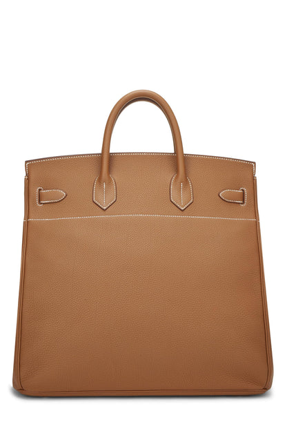 Hermès, Pre-Loved Gold H Togo Haut à Courroies "HAC" Birkin 40, Hermes Gold