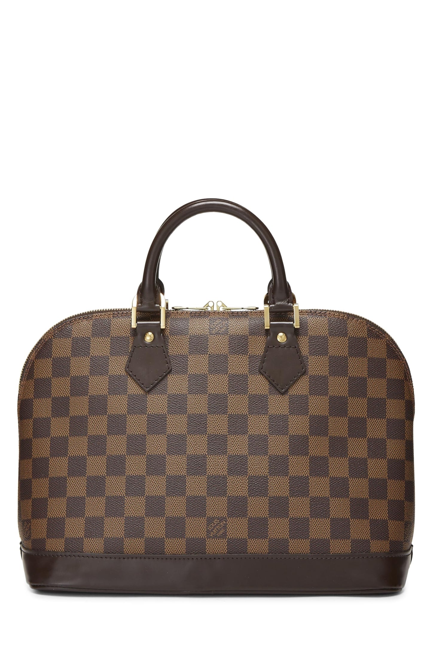 Louis Vuitton, Alma PM Damier Ebène d'occasion, marron