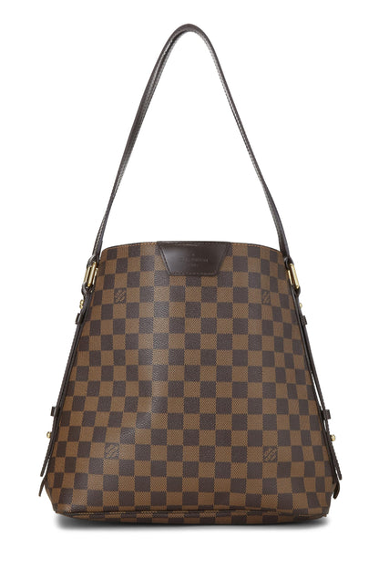 Louis Vuitton, Cabas Rivington Damier Ebène d'occasion, marron