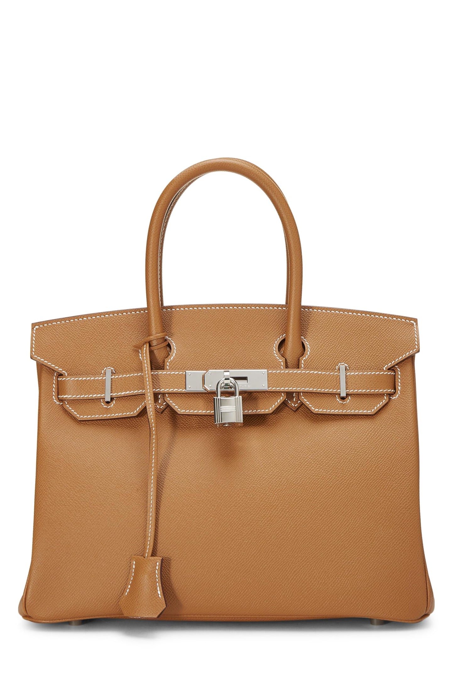 Hermès, Birkin Epsom 30 doré d'occasion, marron