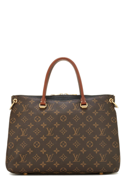 Louis Vuitton, Pallas en toile monogram noire d'occasion, noir