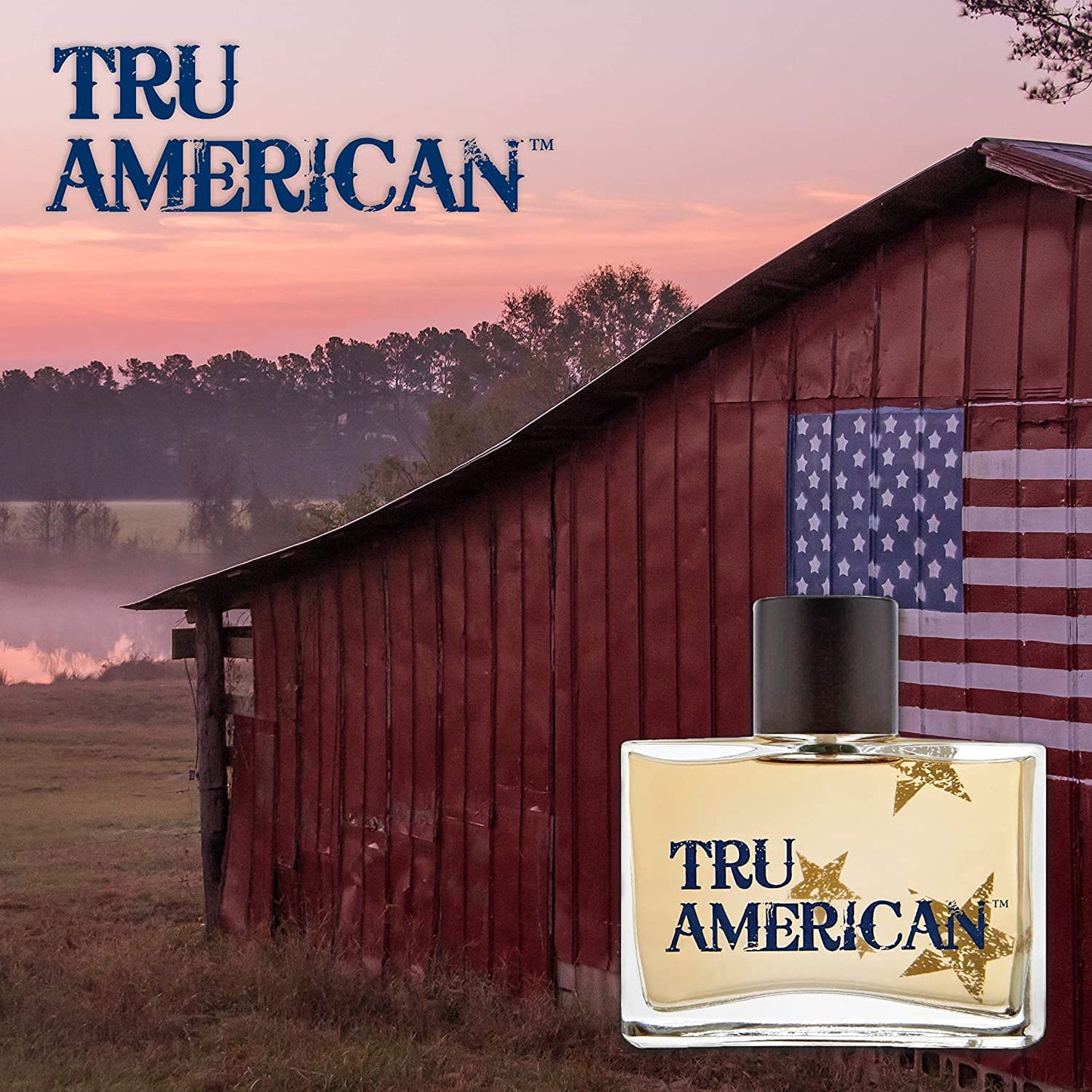 Eau de Cologne pour homme Tru Western Tru American, 100 ml (3,4 fl oz) - Fraîche, audacieuse et masculine