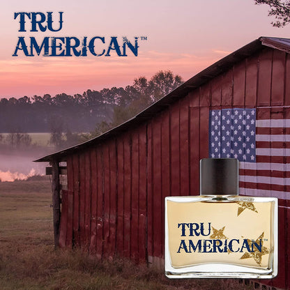 Colonia para hombres Tru Western Tru American, 3,4 fl oz (100 ml): fresca, atrevida y masculina