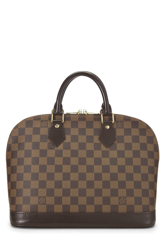 Louis Vuitton, Alma PM Damier Ebène d'occasion, marron