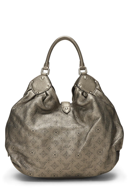 Louis Vuitton, Monograma Mahina XL plateado Pre-Loved, Plata