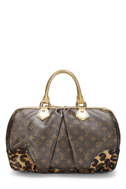 Louis Vuitton, Pre-Loved Stephen Sprouse x Louis Vuitton Monogram Canvas Leopard Stephen, Marrón