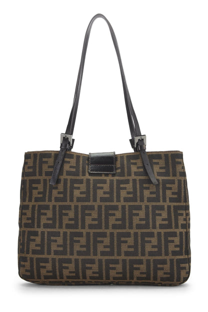 Fendi, sac fourre-tout en toile Blown Zucca d'occasion, petit, marron