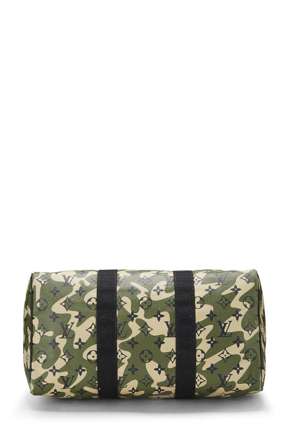 Louis Vuitton, Takashi Murakami x Louis Vuitton Monogramouflage Speedy 35 d'occasion, vert