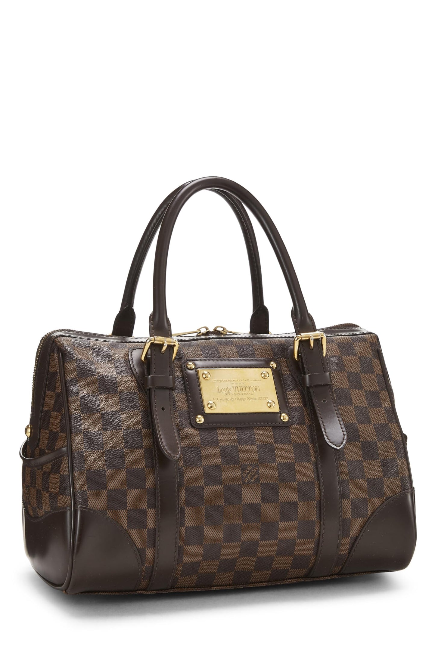 Louis Vuitton, Pre-Loved Damier Ebene Berkeley, Marrón