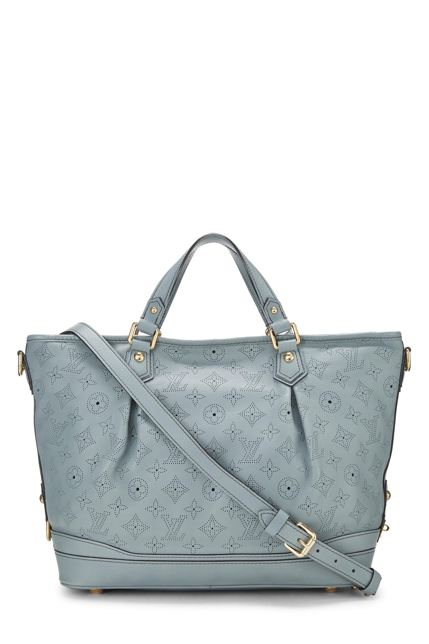 Louis Vuitton, Stellar PM en cuir Mahina bleu monogrammé d'occasion, bleu