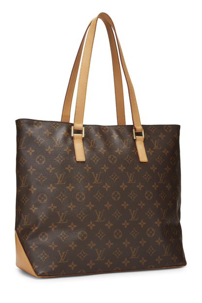 Louis Vuitton, Pre-Loved Monogram Canvas Cabas Mezzo, Brown