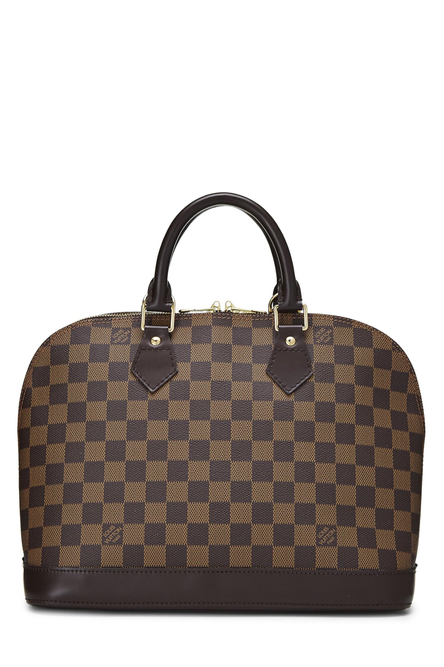 Louis Vuitton, Pre-Loved Damier Ebene Alma PM, Brown