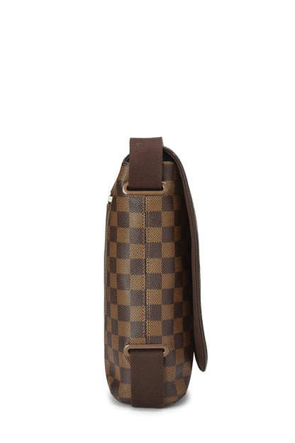 Louis Vuitton, Pre-Loved Damier Ebene Brooklyn MM, Marrón