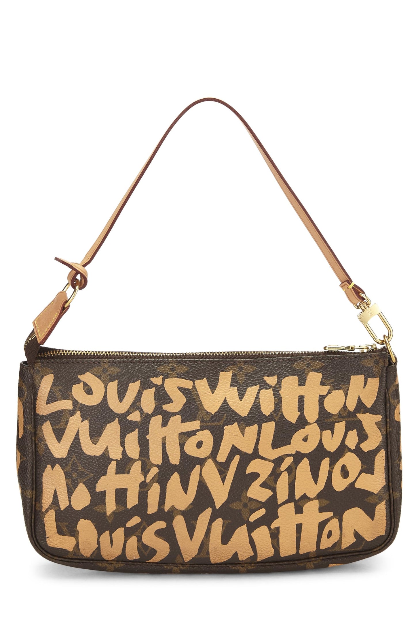 Louis Vuitton, Pochette con grafiti con monograma beige de Stephen Sprouse x Louis Vuitton, Beige