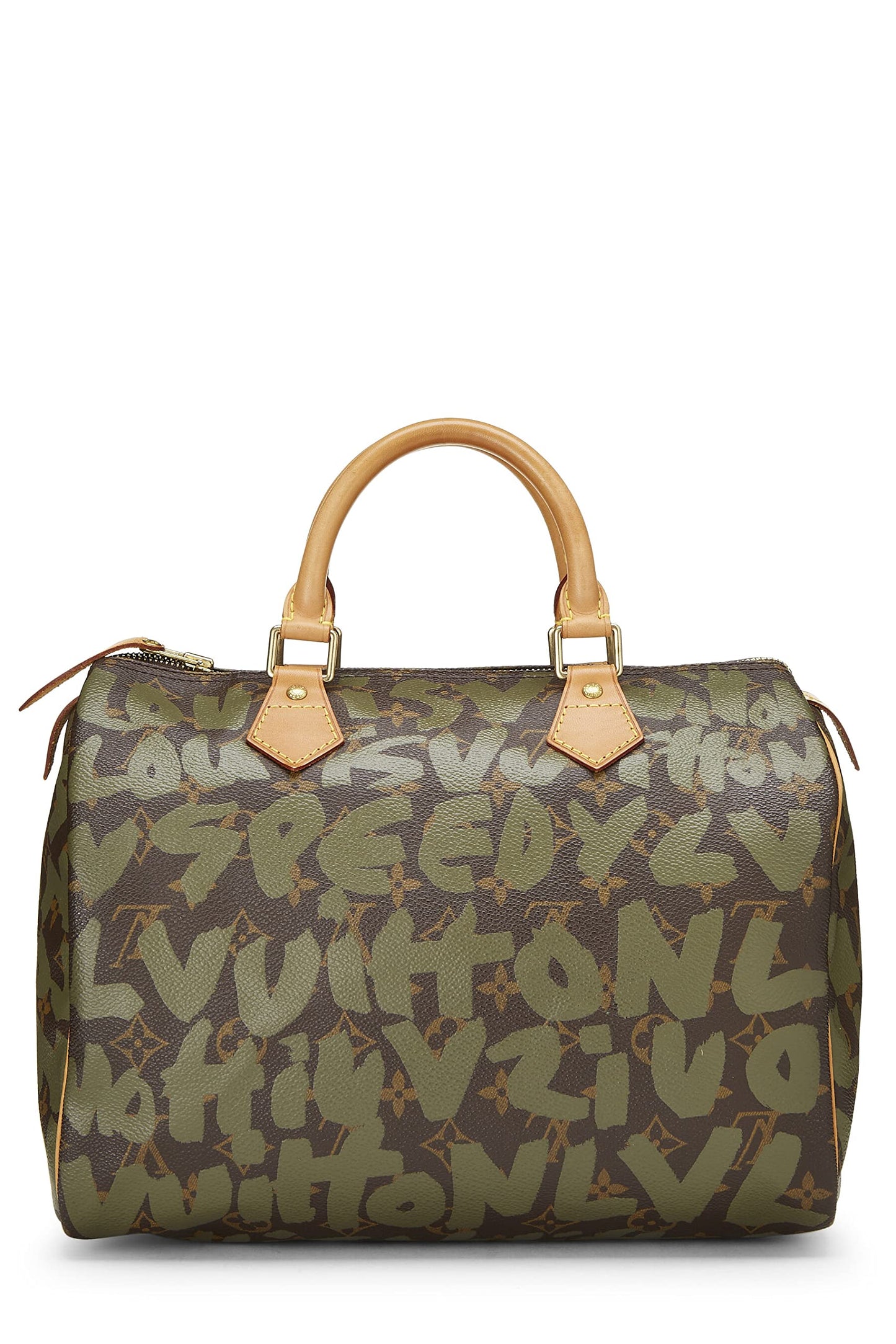 Louis Vuitton, Stephen Sprouse x Louis Vuitton d'occasion, Speedy 30 Monogram Green Graffiti, Vert