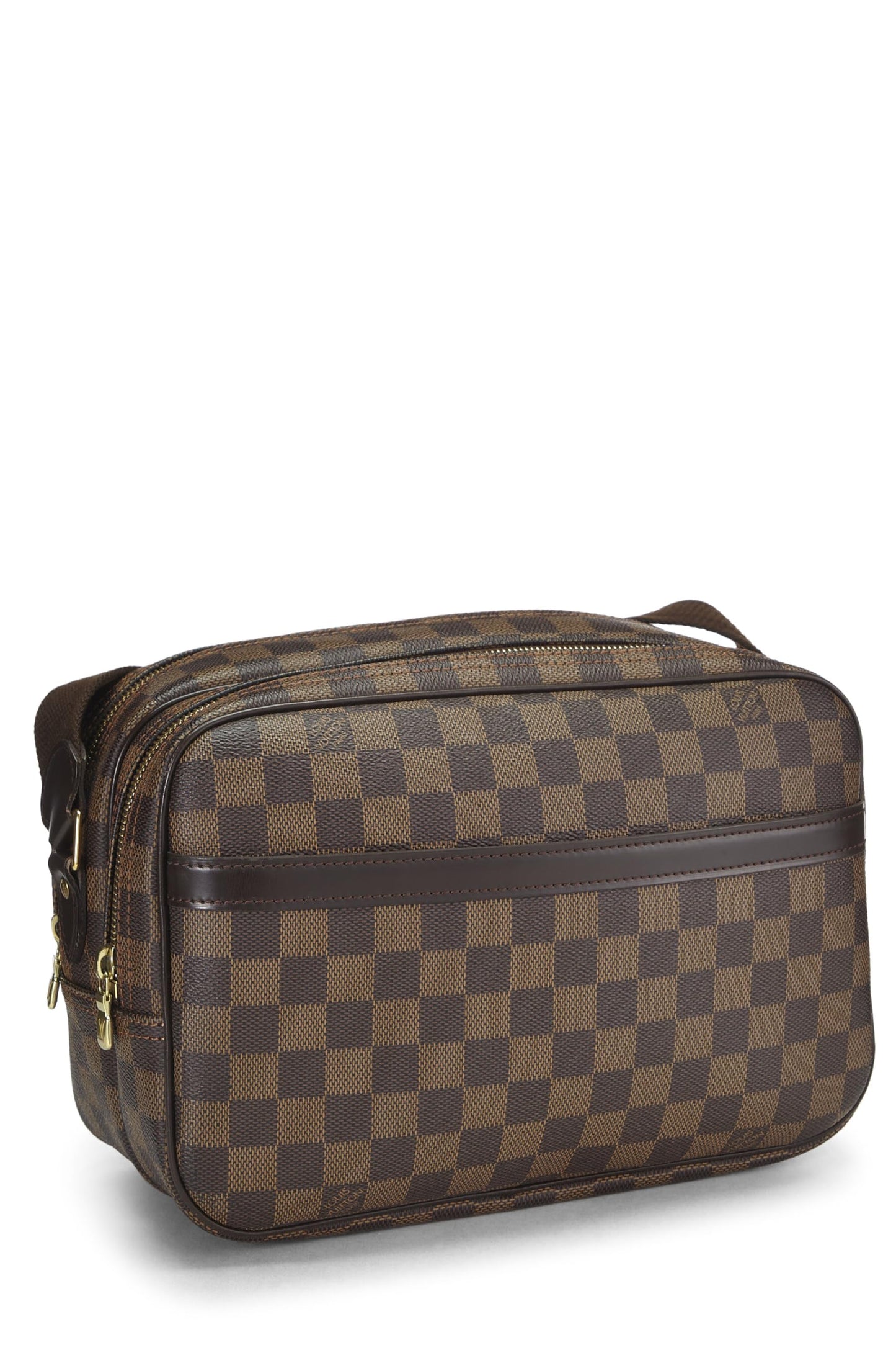 Louis Vuitton, Pre-Loved Damier Ebene Reporter PM, Brown