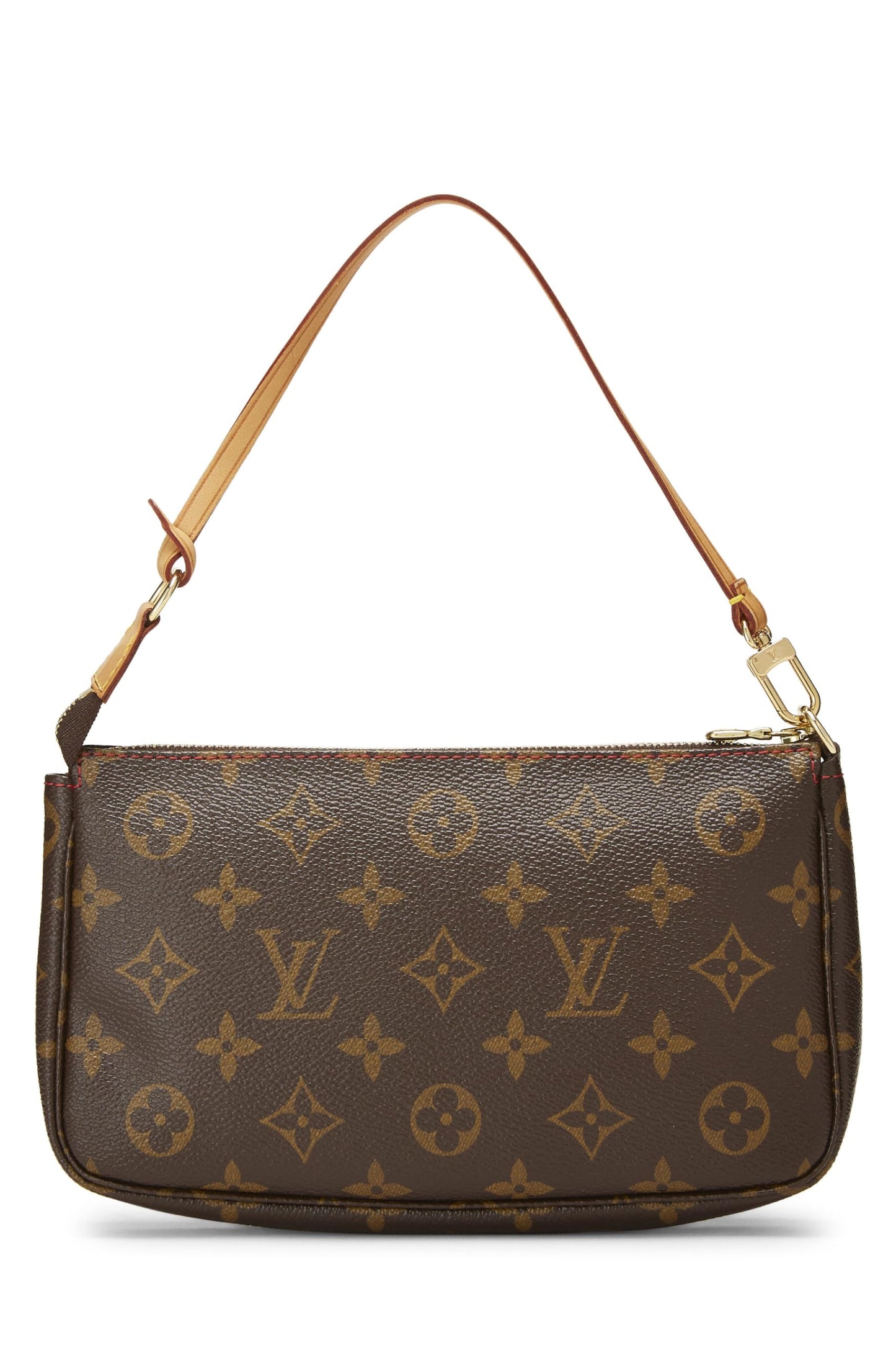 Louis Vuitton, Pre-Loved Takashi Murakami x Louis Vuitton Monogram Cerise Pochette Accessories, Brown