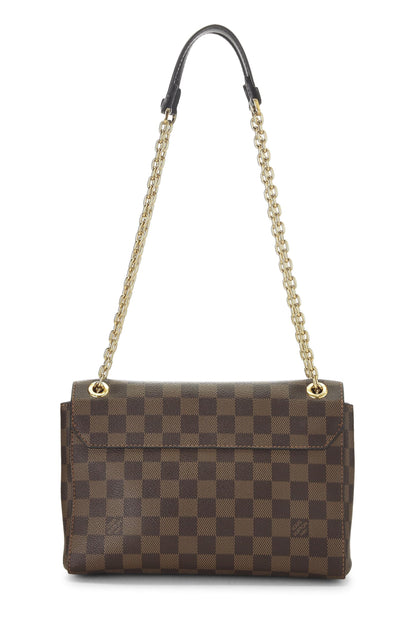 Louis Vuitton, Beige pré-aimé Damier Ebene Vavin PM NM, Beige