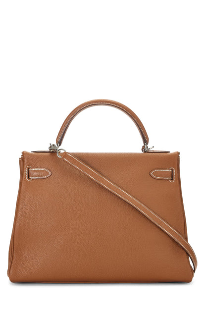 Hermès, Pre-Loved Etrusque Chevre Kelly Retourne 32, Etrusco