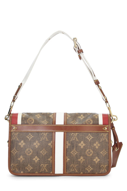 Louis Vuitton, Pre-Loved Monogram Tisse Porte Rayures, Brown