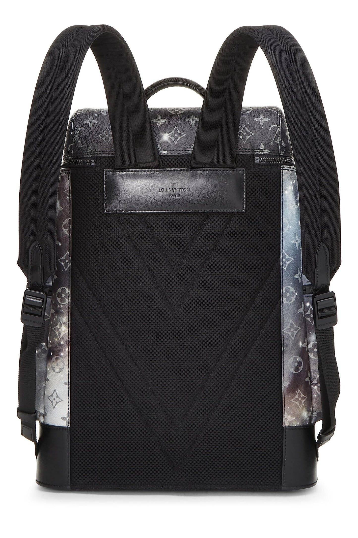 Louis Vuitton, Pre-Loved Black Monogram Galaxy Alpha Backpack, Black