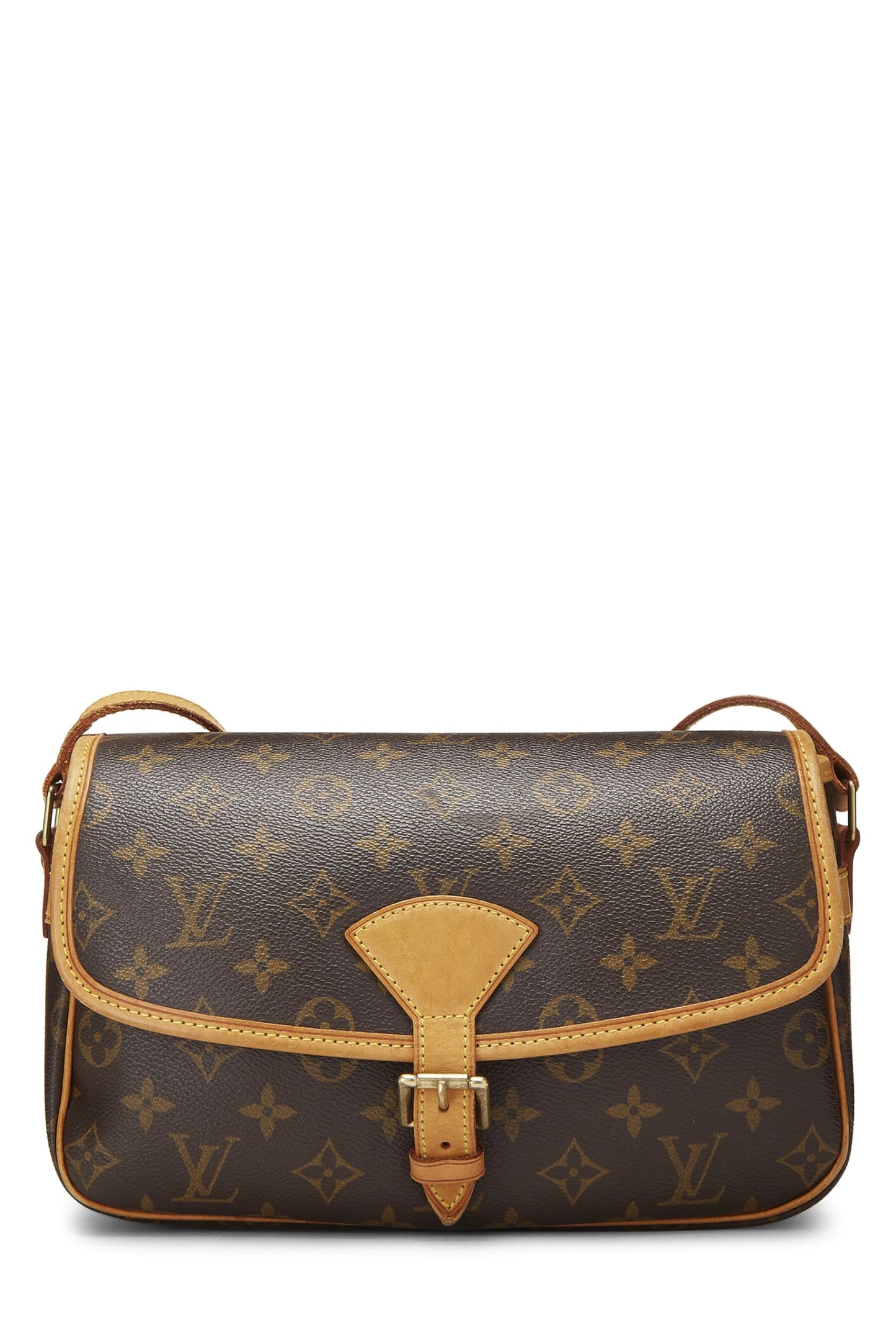 Louis Vuitton, Sac à main en toile Monogram Sologne d'occasion, marron