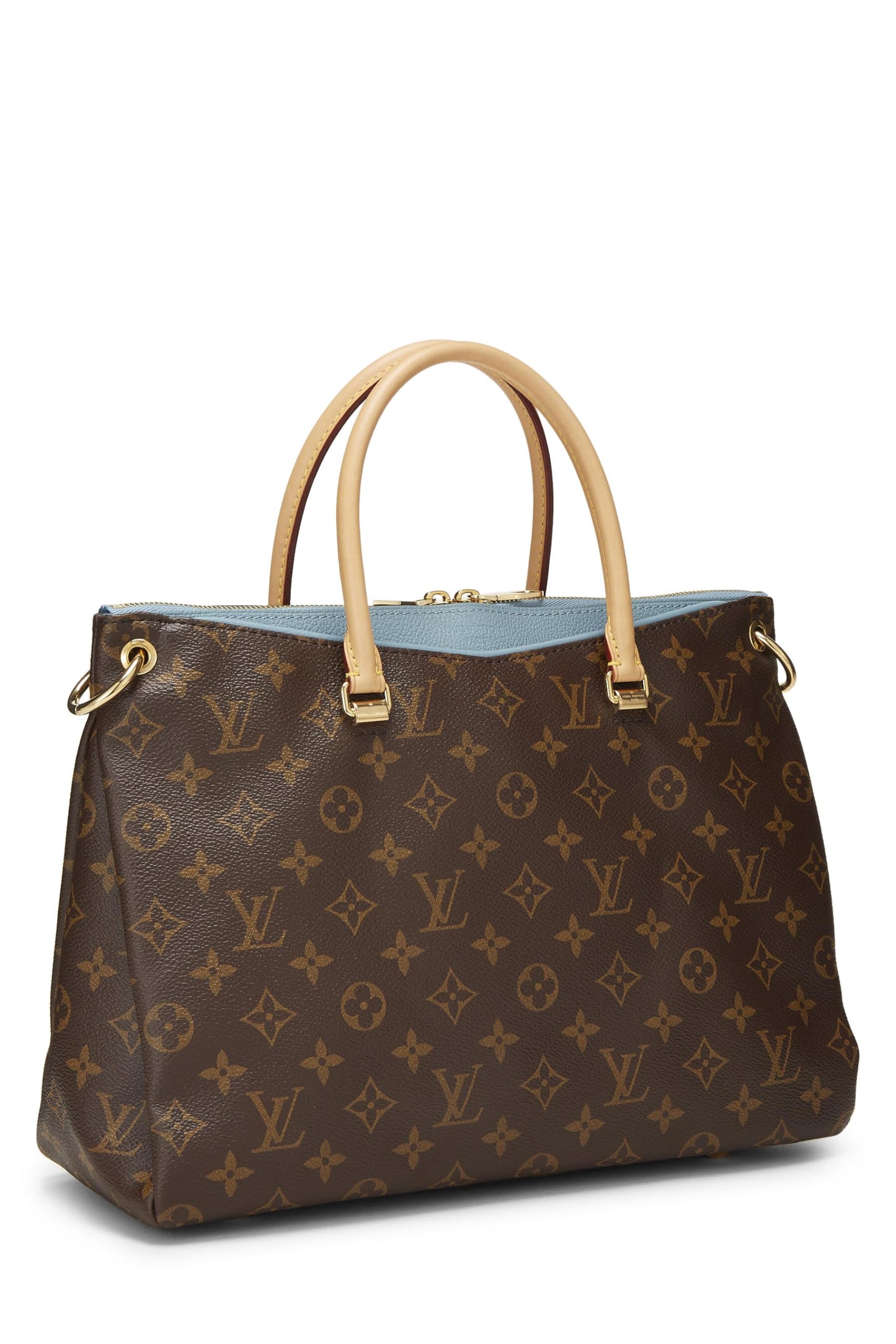 Louis Vuitton, Pallas en toile monogrammée bleue d'occasion, bleu