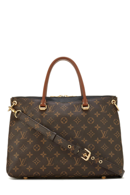 Louis Vuitton, Pallas en toile monogram noire d'occasion, noir