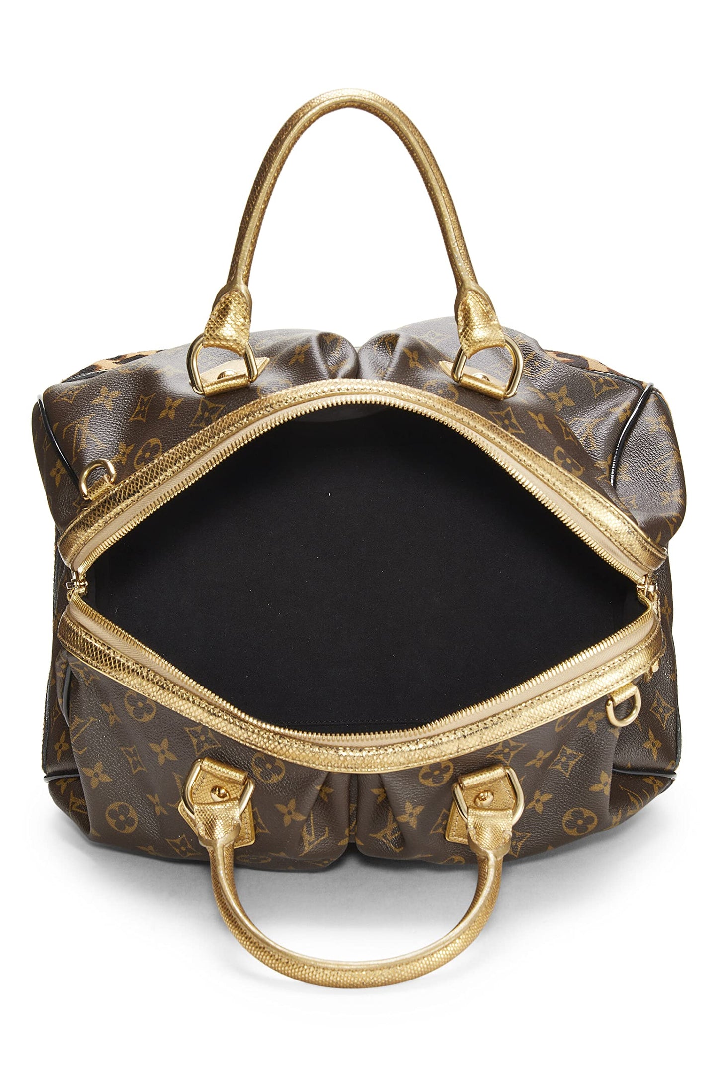 Louis Vuitton, Pre-Loved Stephen Sprouse x Louis Vuitton Monogram Canvas Leopard Stephen, Marrón