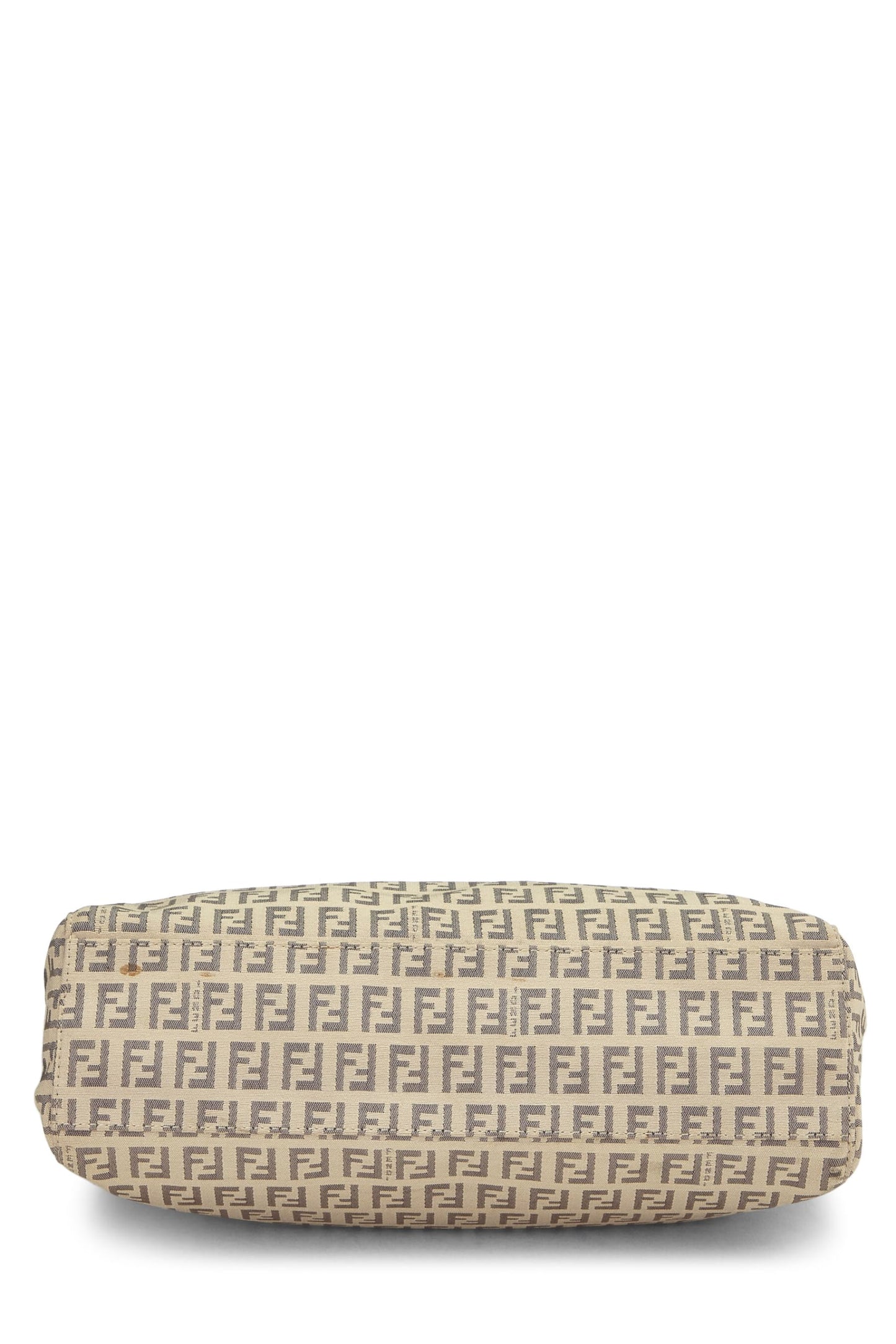 Fendi, sac fourre-tout en toile beige Zucchino, petit modèle, noir