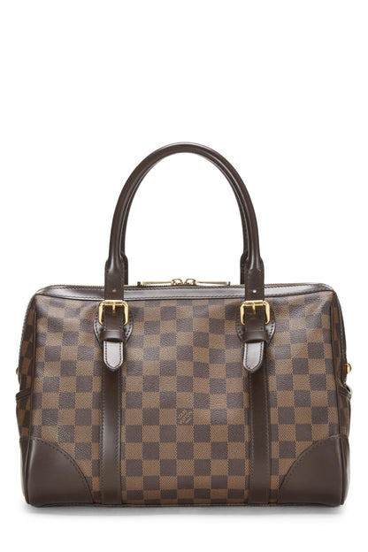 Louis Vuitton, Pre-Loved Damier Ebene Berkeley, Marrón