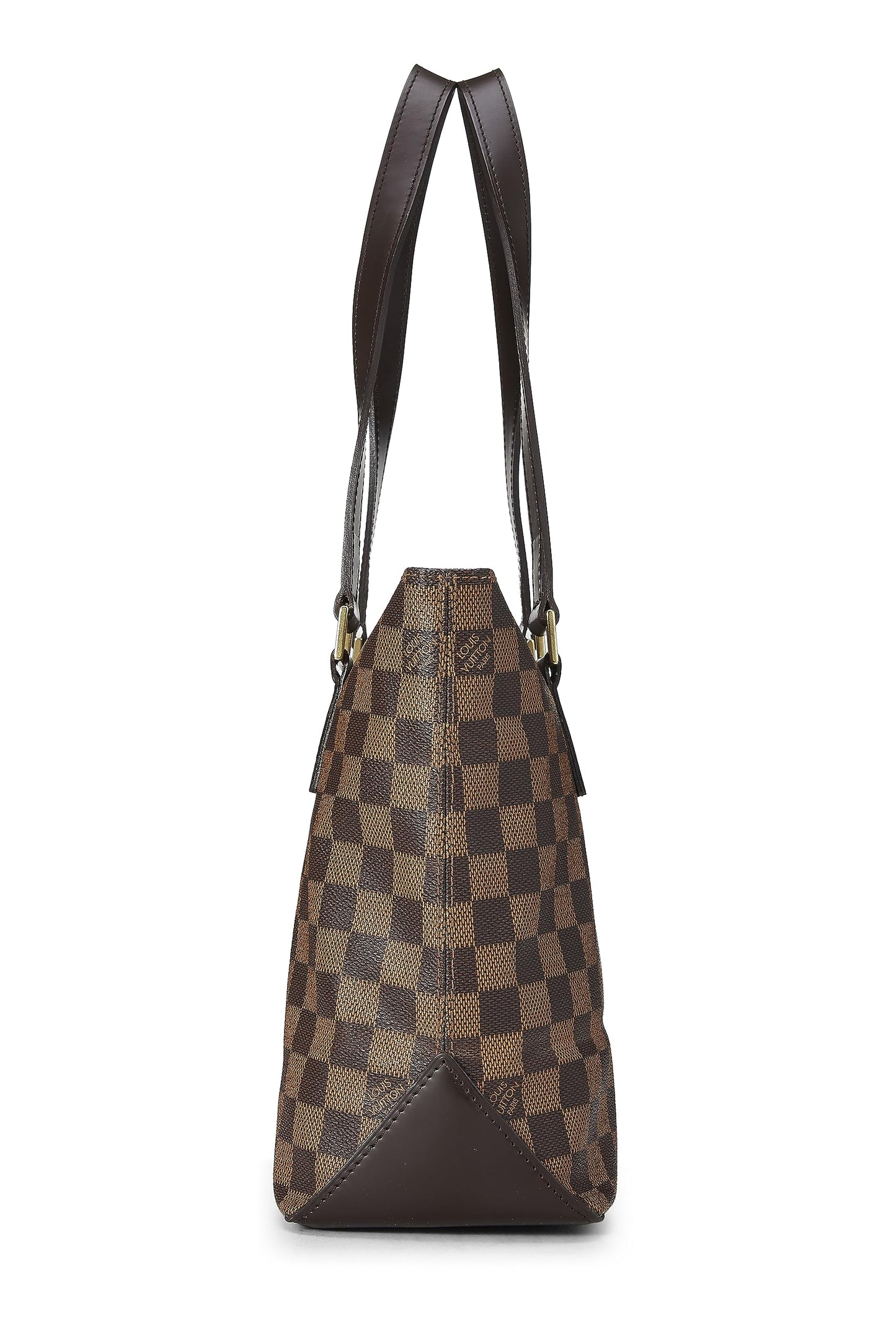 Louis Vuitton, piano Damier Ebene Cabas pre-amado, marrón