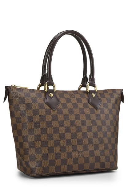 Louis Vuitton, Pre-Loved Damier Ebene Saleya PM, Marrón