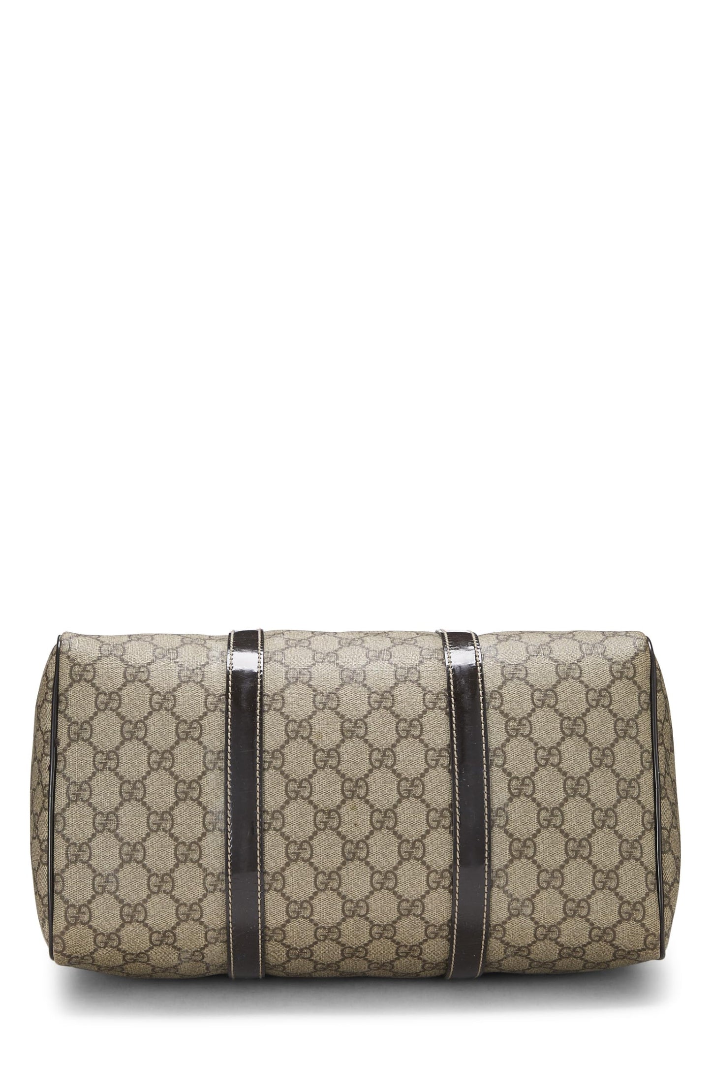 Gucci, sac Boston Joy en toile suprême GG d'origine d'occasion, marron