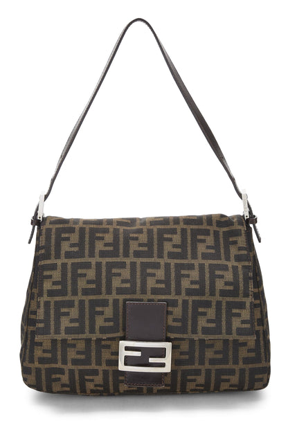 Fendi, Pre-Loved Brown Zucca Canvas Mama, Brown